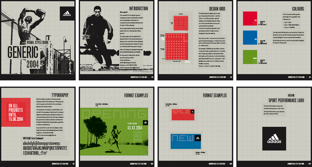 Styleguide: Typografie, Raster, Bildkonzeption, Farbigkeit